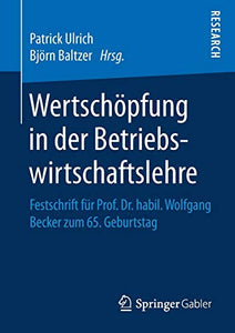 Wertschöpfung in der Betriebswirtschaftslehre