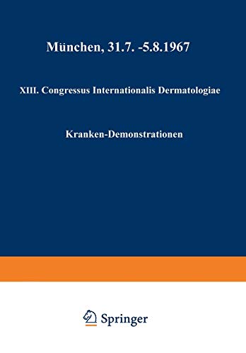 XIII. Congressus Internationalis Dermatologiae