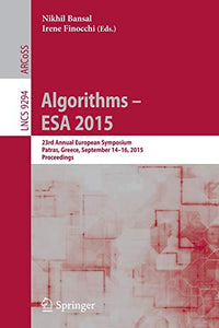 Algorithms - ESA 2015