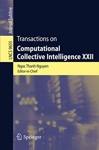 Transactions on Computational Collective Intelligence XXII