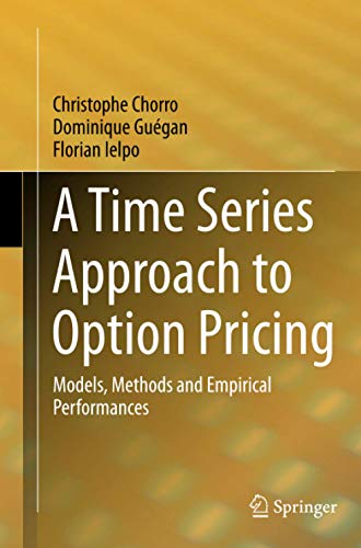 A Time Series Approach to Option Pricing