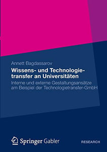 Wissens- und Technologietransfer an Universitäten