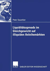 Liquiditätsspreads im Gleichgewicht auf illiquiden Anleihemärkten