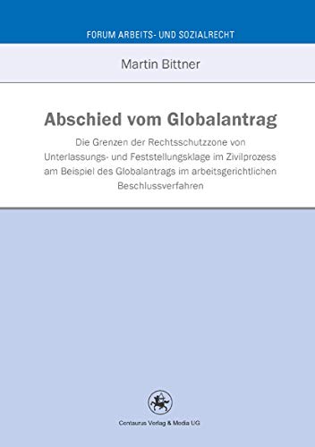 Abschied vom Globalantrag