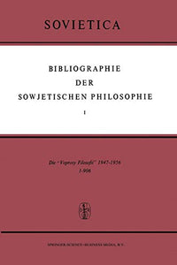 Bibliographie der Sowjetischen Philosophie