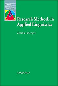 Research Methods in Applied Linguistics by Zoltan Dornyei