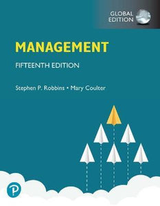 Management, Robbins, S P Coulter, M,  Pearson, 14th Edition, Global edition.