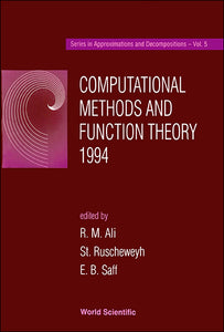 Computational Methods And Function Theory 1994 - Proceedings Of The Conference