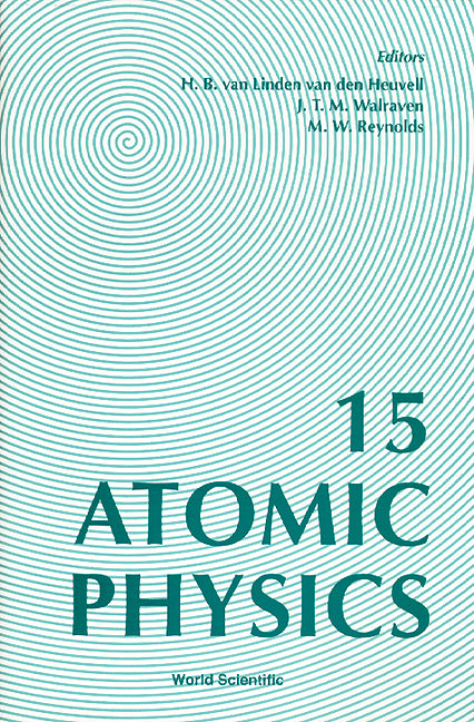 Atomic Physics 15 - Proceedings Of The Fifteenth International Conference On Atomic Physics, Zeeman-effect Centenary