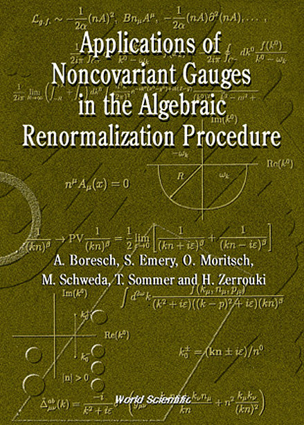 Applications Of Noncovariant Gauges In The Algebraic Renormalization Procedure