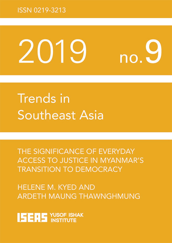 [eBook]The Significance of Everyday Access to Justice in Myanmar’s Transition to Democracy