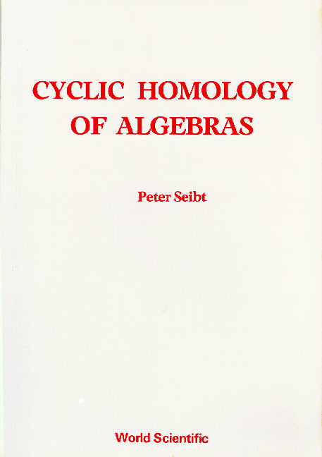 Cyclic Homology Of Algebras