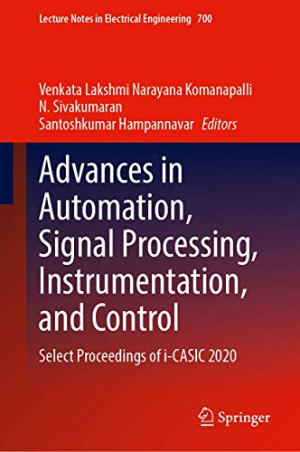 Advances in Automation, Signal Processing, Instrumentation, and Control