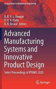 Advanced Manufacturing Systems and Innovative Product Design