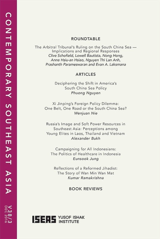 Contemporary Southeast Asia Vol. 38/3 (December 2016)