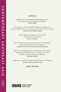 [eJournals]Contemporary Southeast Asia Vol. 38/1 (April 2016) (BOOK REVIEW: Southeast Asia Energy Transitions: Between Modernity and Substainability. By Mattijs Smits)