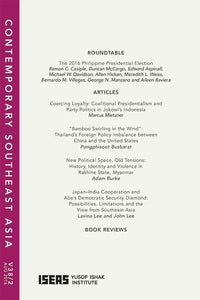 [eJournals]Contemporary Southeast Asia Vol. 38/2 (August 2016) ("Bamboo Swirling in the Wind": Thailand's Foreign Policy Imbalance between China and the United States)