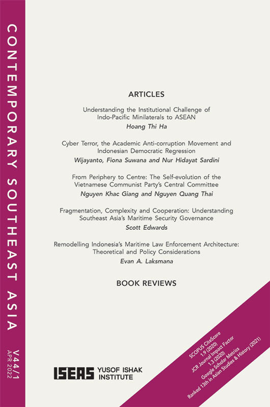 [eJournals]Contemporary Southeast Asia Vol. 44/1 (April 2022) (BOOK REVIEW: Reconstructing Japan’s Security Policy: The Role of Military Crises, by Bhubhindar Singh)