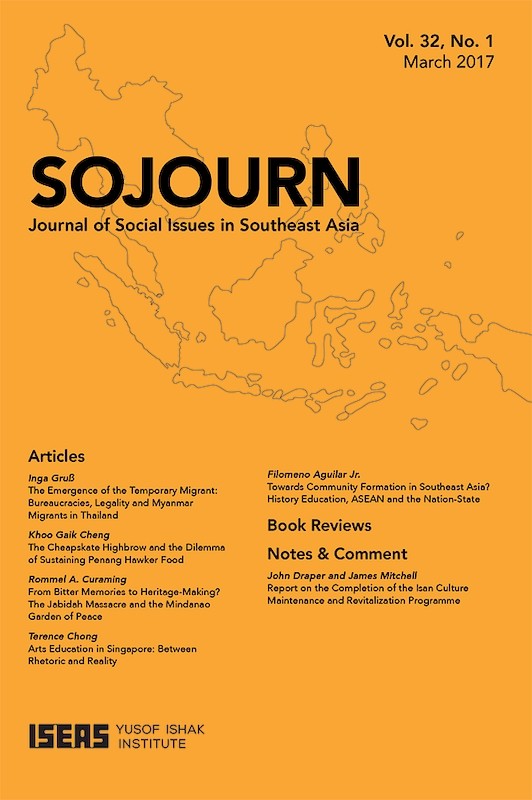 [eJournals]SOJOURN: Journal of Social Issues in Southeast Asia Vol. 32/1 (March 2017) (BOOK REVIEW: <i>Changes in Rice Farming in the Philippines: Insights from Five Decades of a Household-Level Survey</i>, by Piedad Moya, Kei Kajisa, Randolph Barker,