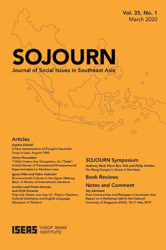 [eJournals]SOJOURN: Journal of Social Issues in Southeast Asia Vol. 35/1 (March 2020) (Environmental Cultures in the Upper Mekong Basin: A Review of International Literature )