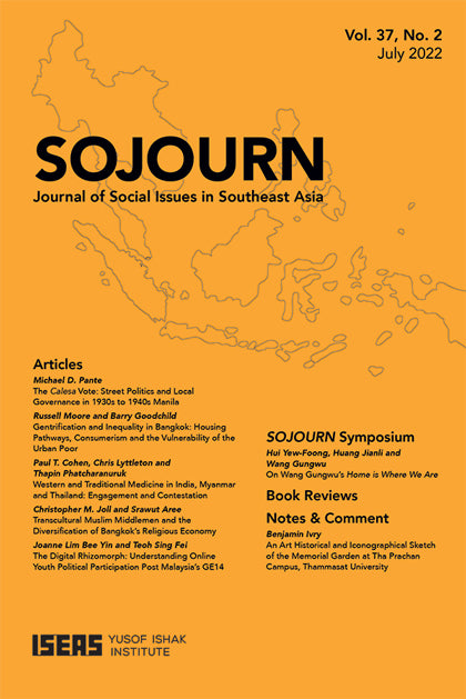 [eJournals]SOJOURN: Journal of Social Issues in Southeast Asia Vol. 37/2 (July 2022) (Western and Traditional Medicine in India, Myanmar and Thailand: Engagement and Contestation)