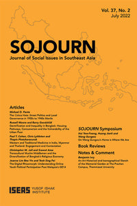 [eJournals]SOJOURN: Journal of Social Issues in Southeast Asia Vol. 37/2 (July 2022) (BOOK REVIEW: Chinese Theatre Troupes in Southeast Asia: Touring Diaspora, 1900s–1970s, by Beiyu Zhang)