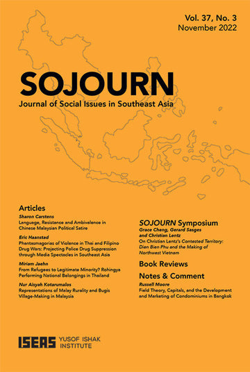 [eJournals]SOJOURN: Journal of Social Issues in Southeast Asia Vol. 37/3 (November 2022) (BOOK REVIEW: Home SOS: Gender, Violence, and Survival in Crisis Ordinary Cambodia, by Katherine Brickell)