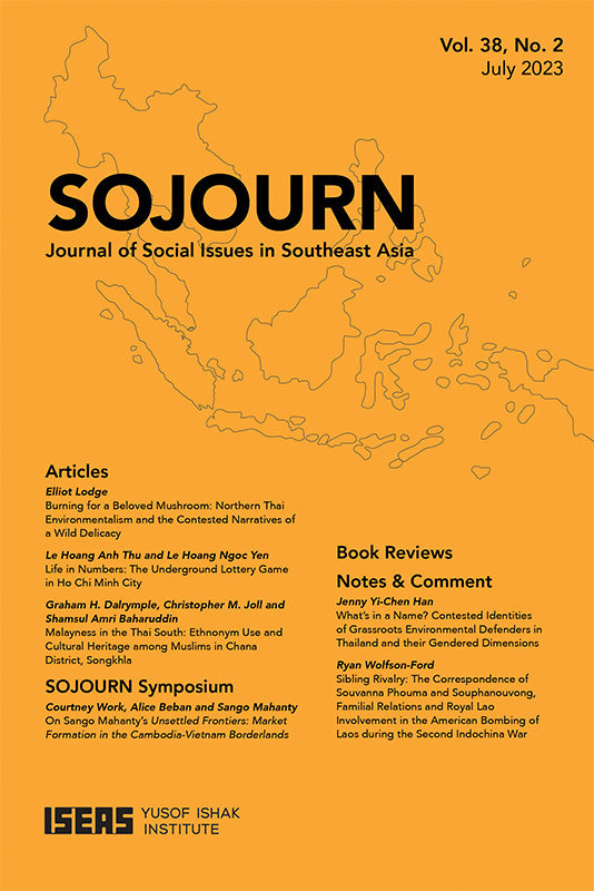 [eJournals]SOJOURN: Journal of Social Issues in Southeast Asia Vol. 38/2 (Jul 2023) (Sibling Rivalry:Correspondence of Souvanna Phouma & Souphanouvong, Familial Relations & Royal Lao Involvement in the American Bombing of Laos during Second Indochina War)