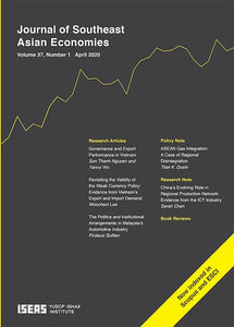 Journal of Southeast Asian Economies Vol. 37/1 (April 2020)