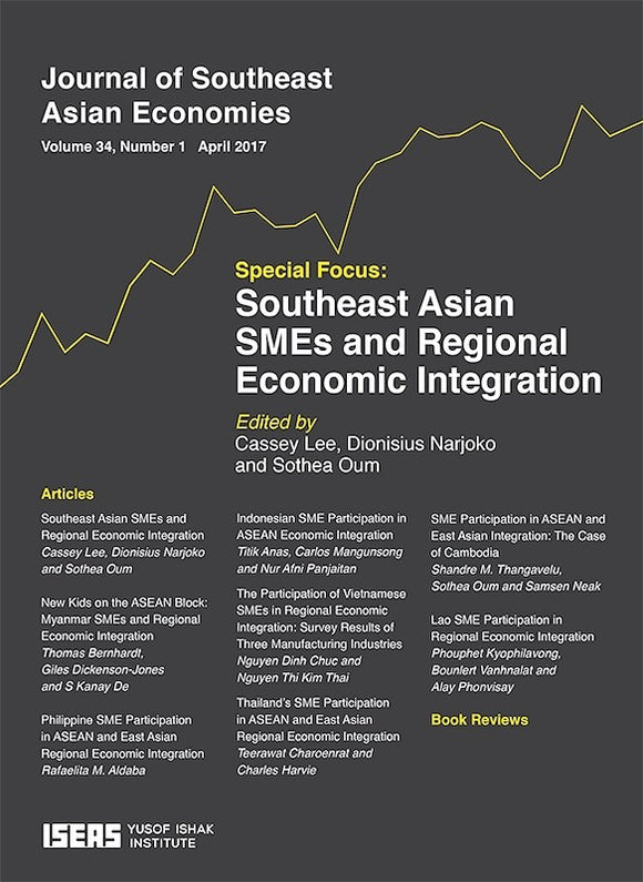 [eJournals] Journal of Southeast Asian Economies Vol. 34/1 (Apr 2017). Special focus on 